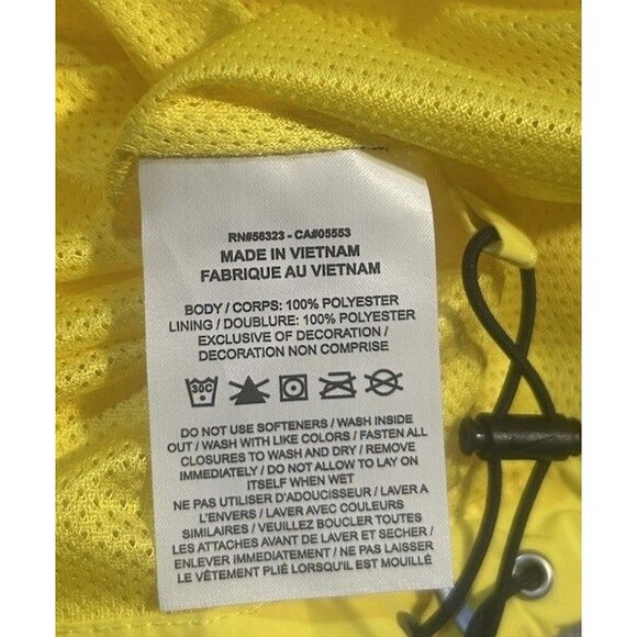 Nike Air Woven Full Zip Men’s Small Water-Repellent Jacket Yellow DQ4213-765 - Picture 7 of 7